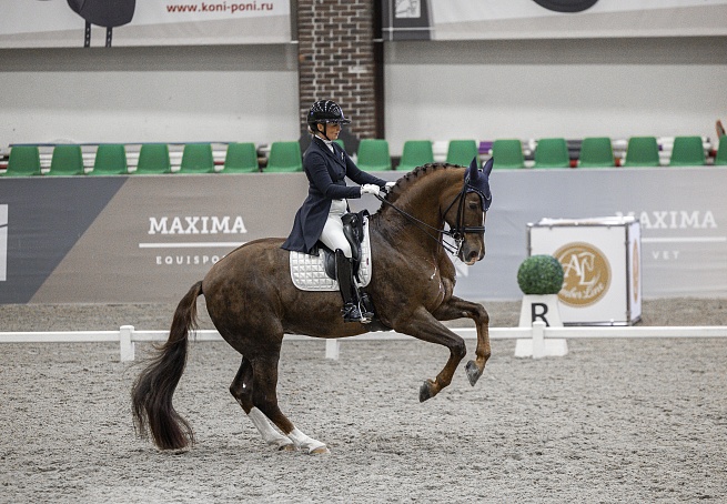 Второй день выездкового турнира завершился в MAXIMA PARK!